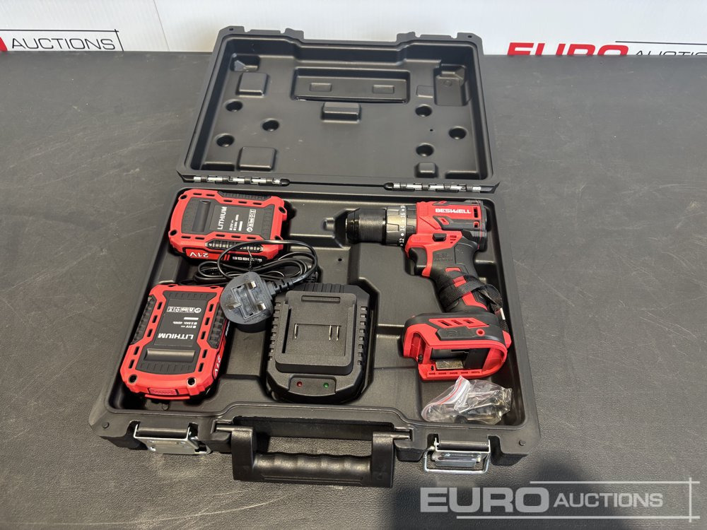 Unused CIW-338D 3/8" Brushless Drill, 2 x 2.0AH Battery with Charger (Makita Style with Impact Function) - معدات الورش: صور 2 Unused CIW-338D 3/8" Brushless Drill, 2 x 2.0AH Battery with Charger (Makita Style with Impact Function) - معدات الورش: صور 2