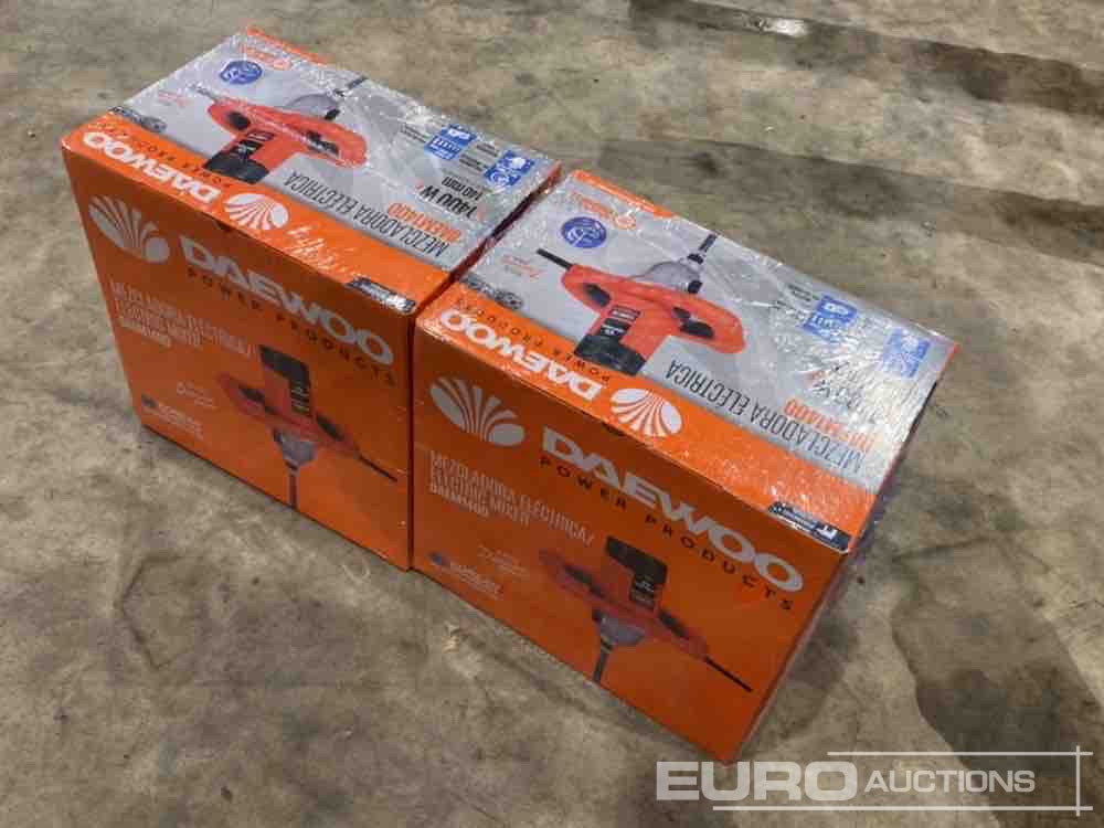 Unused Daewoo DAEM1400 1400W Paddle Mixer (2 of) - معدات الورش: صور 3 Unused Daewoo DAEM1400 1400W Paddle Mixer (2 of) - معدات الورش: صور 3