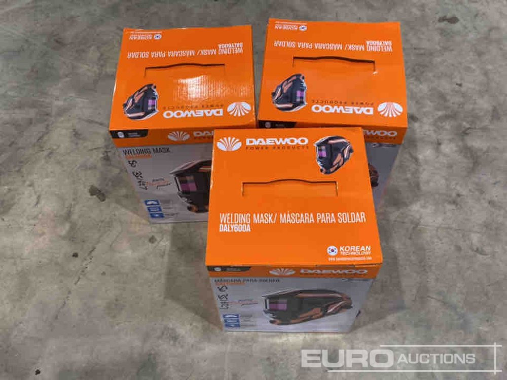 Unused Daewoo DALYG600B Welding Mask (2 of) - معدات الورش: صور 2 Unused Daewoo DALYG600B Welding Mask (2 of) - معدات الورش: صور 2