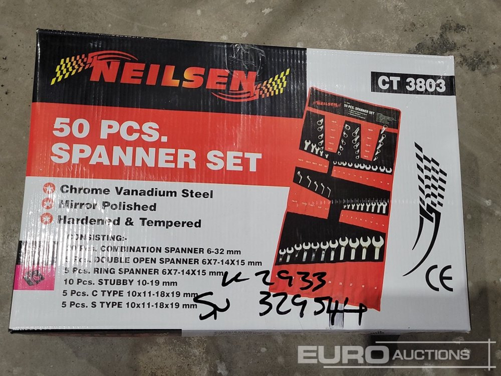 معدات الورش Unused Neilsen 50Pc Spanner Set: صور 11