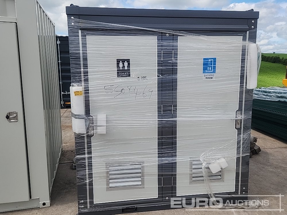 حاوية شحن Unused Toilet and Shower Cabin, One Shower, Toilet, Basin (Cannot Be Reconsigned): صور 7