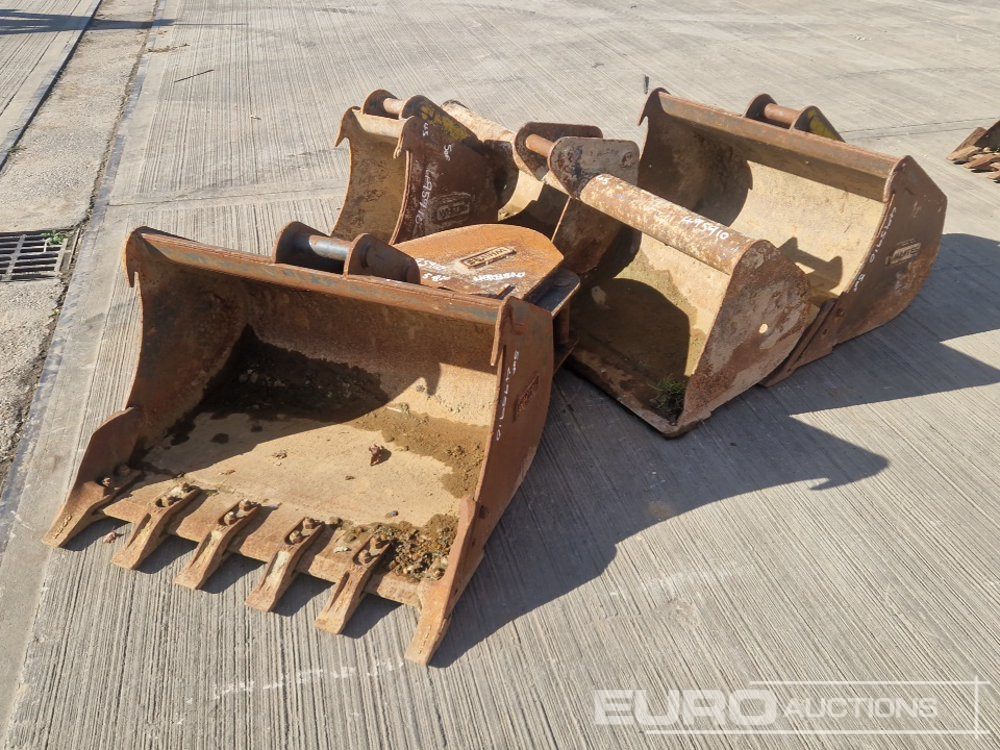 Whites 60" Ditching, 36", 36", 12", 12" Digging Bucket 45mm Pin to suit 4-6 Ton Excavator - بكت: صور 1 Whites 60" Ditching, 36", 36", 12", 12" Digging Bucket 45mm Pin to suit 4-6 Ton Excavator - بكت: صور 1