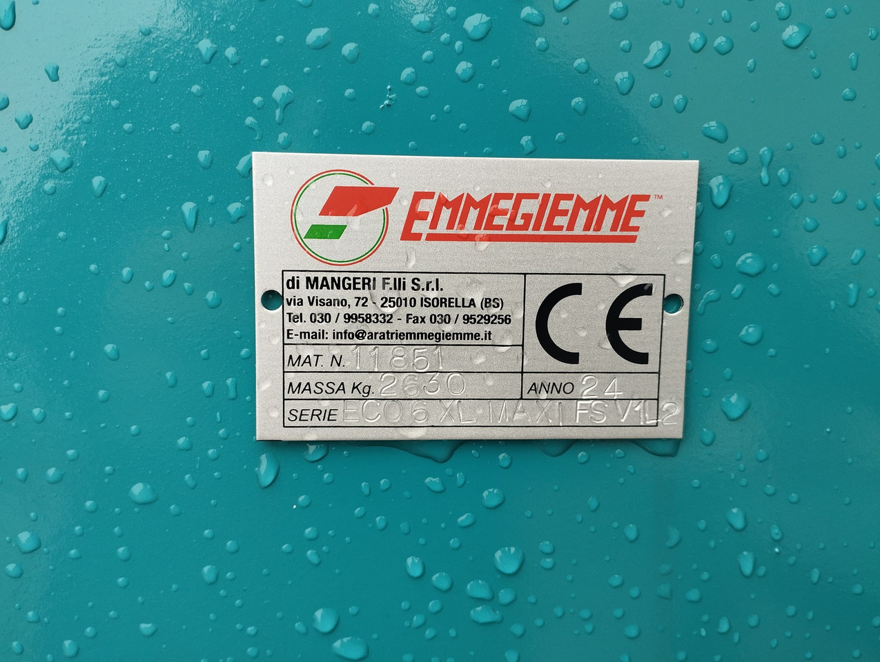 Emmegiemme ecoaratro nuovo ECO 6 XL MAXI FS V1LM2 - محراث: صور 2 Emmegiemme ecoaratro nuovo ECO 6 XL MAXI FS V1LM2 - محراث: صور 2