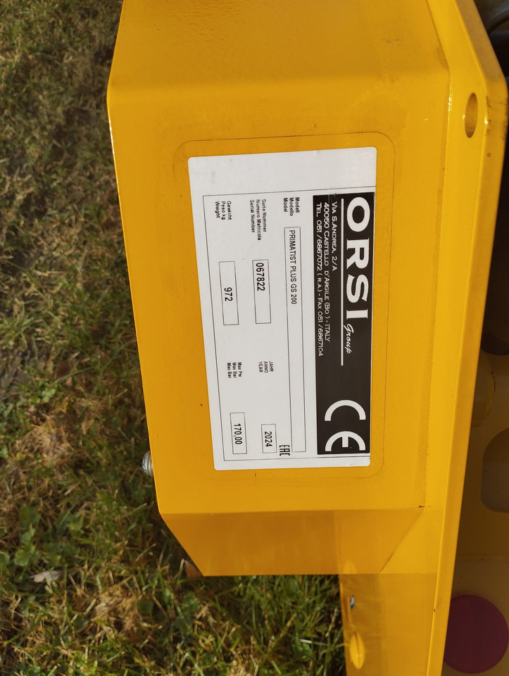 Orsi trincia laterale nuova Primatist Plus GS 200 - جزازة حافة: صور 3 Orsi trincia laterale nuova Primatist Plus GS 200 - جزازة حافة: صور 3