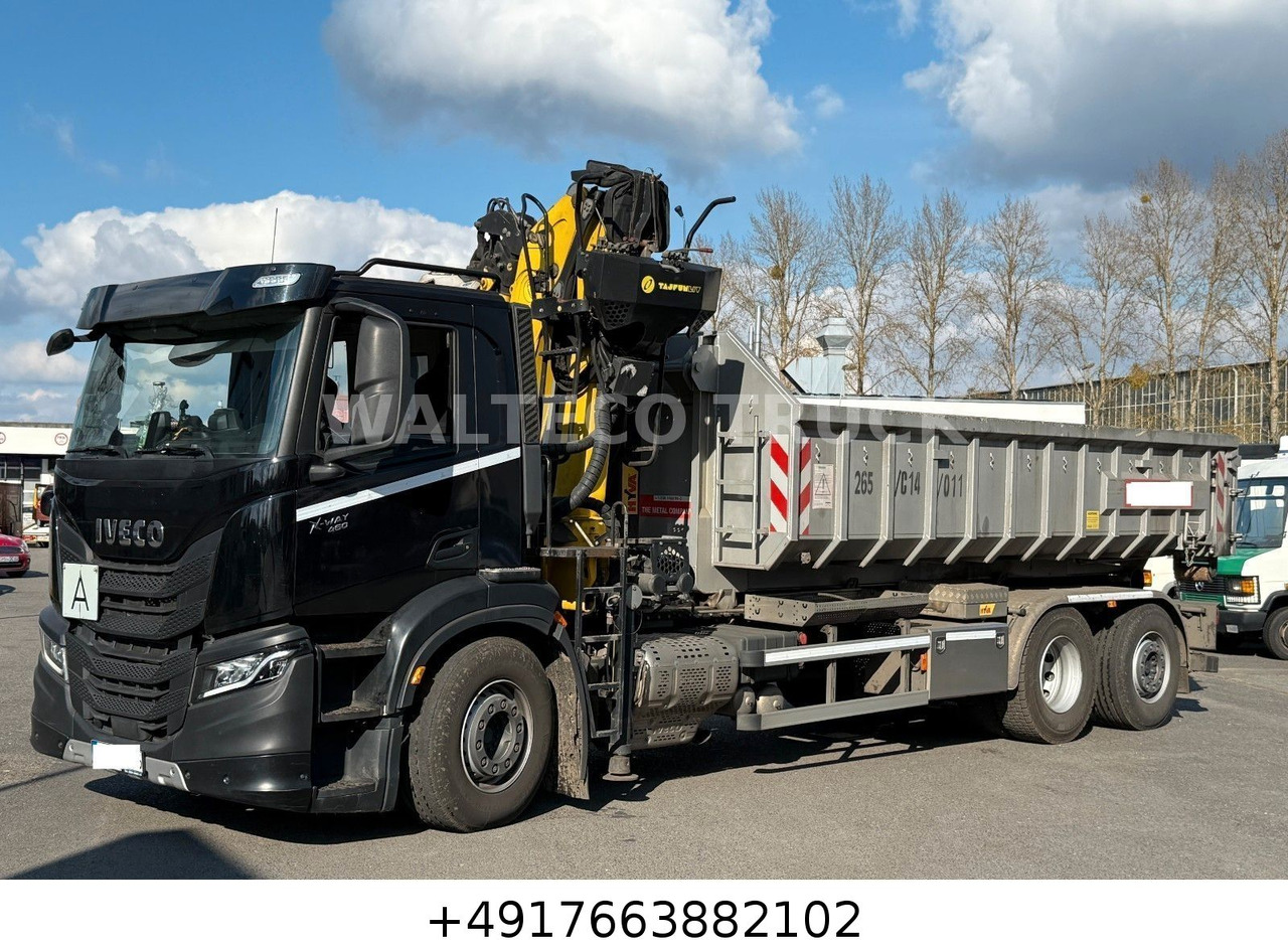 Iveco X Way 460/Abroll HYVA/KRAN TAYFUN/LENKACHSE - شاحنة ذات الخطاف: صور 1 Iveco X Way 460/Abroll HYVA/KRAN TAYFUN/LENKACHSE - شاحنة ذات الخطاف: صور 1