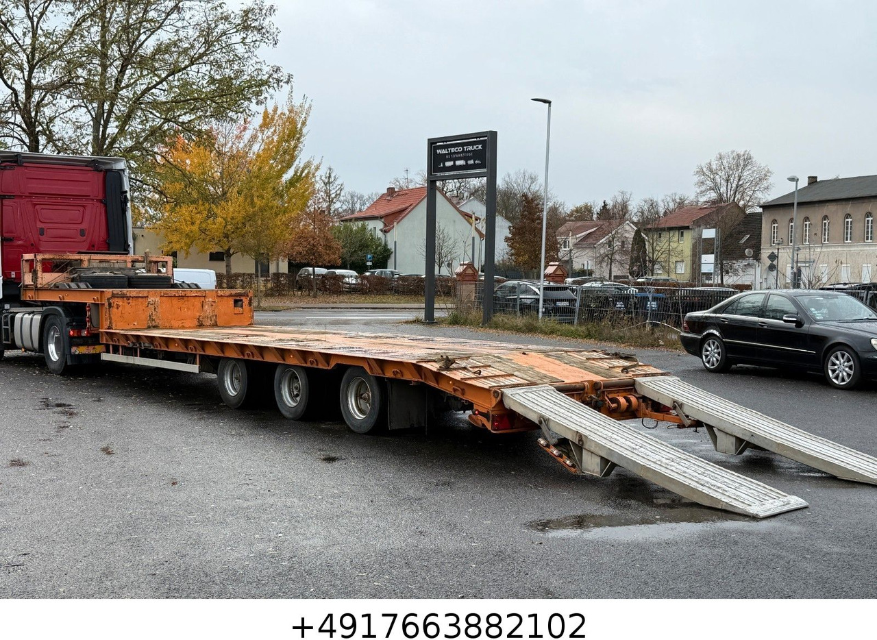 Möslein ST3/Teleskop 3.5m/Lenkachse/Rampen - عربة مسطحة منخفضة نصف مقطورة: صور 2 Möslein ST3/Teleskop 3.5m/Lenkachse/Rampen - عربة مسطحة منخفضة نصف مقطورة: صور 2