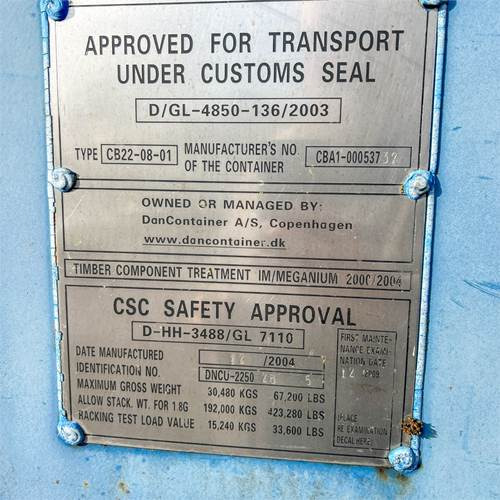 DanContainer CB22-08-01 - حاوية شحن: صور 3 DanContainer CB22-08-01 - حاوية شحن: صور 3