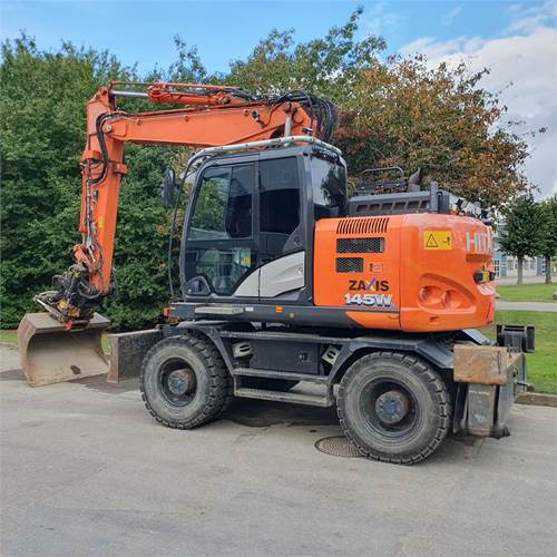 Hitachi ZX145 WT-6 - حفارة على عجلات: صور 1 Hitachi ZX145 WT-6 - حفارة على عجلات: صور 1
