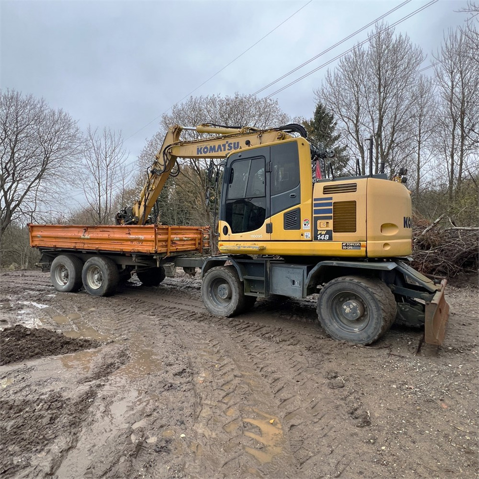 Komatsu PW148-10 - حفارة على عجلات: صور 4 Komatsu PW148-10 - حفارة على عجلات: صور 4