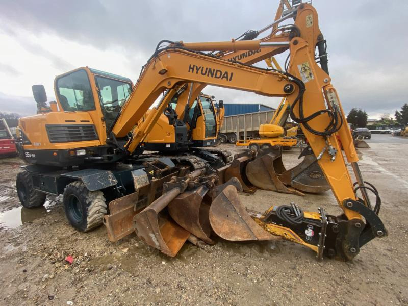 Hyundai ROBEX 55W-9A - حفارة على عجلات: صور 3 Hyundai ROBEX 55W-9A - حفارة على عجلات: صور 3