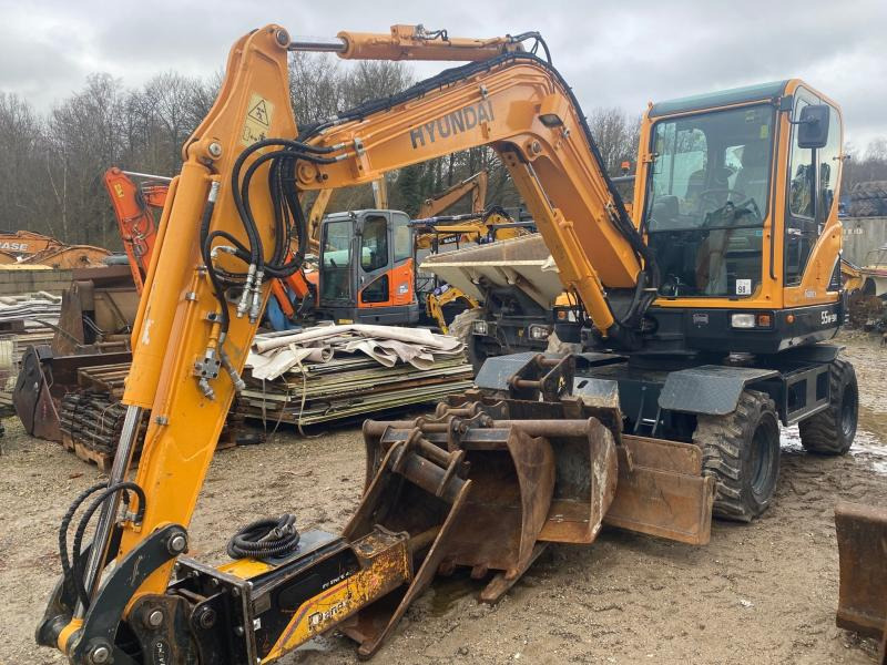 Hyundai ROBEX 55W-9A - حفارة على عجلات: صور 1 Hyundai ROBEX 55W-9A - حفارة على عجلات: صور 1