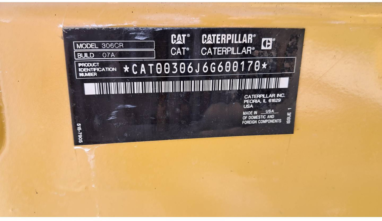 CAT 306 CR - حفارات زحافة: صور 5 CAT 306 CR - حفارات زحافة: صور 5