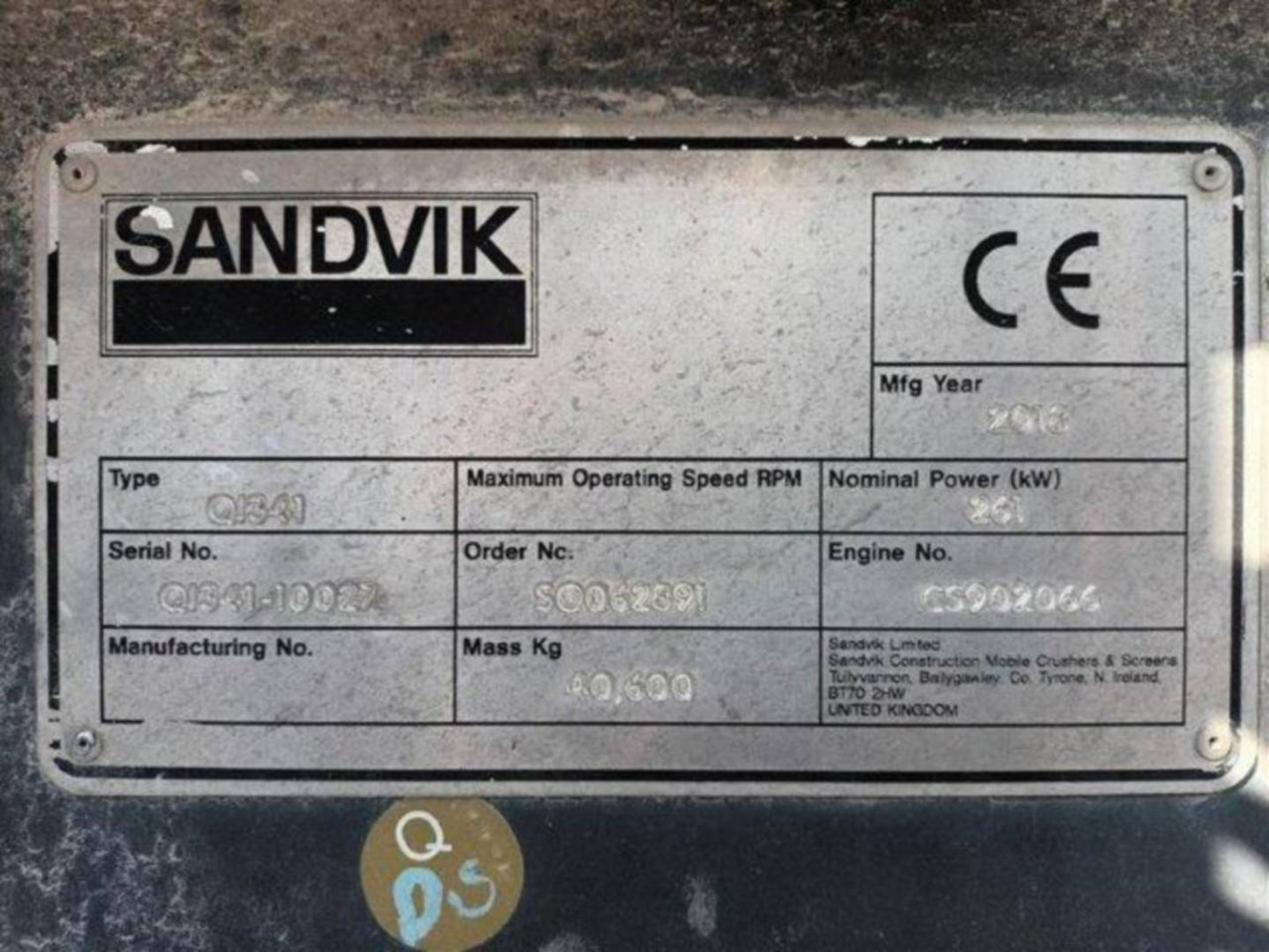 SANDVIK MINING & CONSTRUCTION QI341HS - كسارة: صور 4 SANDVIK MINING & CONSTRUCTION QI341HS - كسارة: صور 4