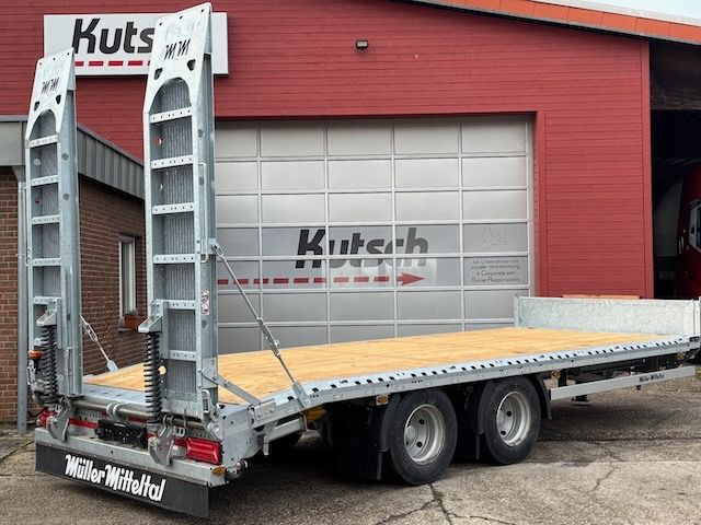 Müller-Mitteltal ETÜTAR 14,4 Plateau, LED Runduml. Containerver - عربة مسطحة منخفضة مقطورة: صور 1 Müller-Mitteltal ETÜTAR 14,4 Plateau, LED Runduml. Containerver - عربة مسطحة منخفضة مقطورة: صور 1