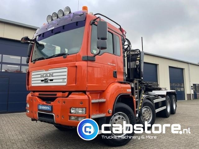 MAN TGA 41.440 8X4 BB Palfinger Epsilon Z-Kraan bouwjaar 2011 + NCH 30 Ton's Kabel-containersyteem - Handgeschakeld - Bouwjaar 2007 - Km 582.782 - شاحنة كرين: صور 1 MAN TGA 41.440 8X4 BB Palfinger Epsilon Z-Kraan bouwjaar 2011 + NCH 30 Ton's Kabel-containersyteem - Handgeschakeld - Bouwjaar 2007 - Km 582.782 - شاحنة كرين: صور 1