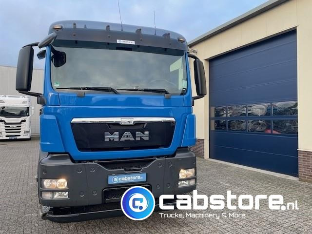 شاحنات مسطحة MAN TGS 35.360 8x2 Machinetransporter - Oprijwagen - Bouwjaar 2014 - Hydraulische rampen - 8x2-4 - Bickel-Tec - Good condition: صور 7