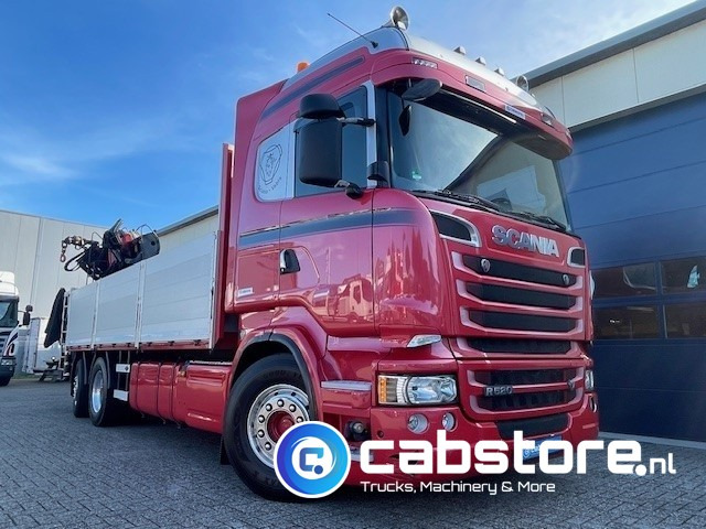 Scania R520 LB6X2*4HNB Euro 6 - Bouwjaar 2013 - Highline - Opticruise - Open box + Palfinger PK 24001-K B Autolaadkraan - Good condition ! - شاحنات مسطحة, شاحنة كرين: صور 4 Scania R520 LB6X2*4HNB Euro 6 - Bouwjaar 2013 - Highline - Opticruise - Open box + Palfinger PK 24001-K B Autolaadkraan - Good condition ! - شاحنات مسطحة, شاحنة كرين: صور 4