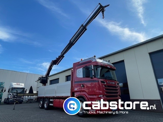 Scania R520 LB6X2*4HNB Euro 6 - Bouwjaar 2013 - Highline - Opticruise - Open box + Palfinger PK 24001-K B Autolaadkraan - Good condition ! - شاحنات مسطحة, شاحنة كرين: صور 2 Scania R520 LB6X2*4HNB Euro 6 - Bouwjaar 2013 - Highline - Opticruise - Open box + Palfinger PK 24001-K B Autolaadkraan - Good condition ! - شاحنات مسطحة, شاحنة كرين: صور 2