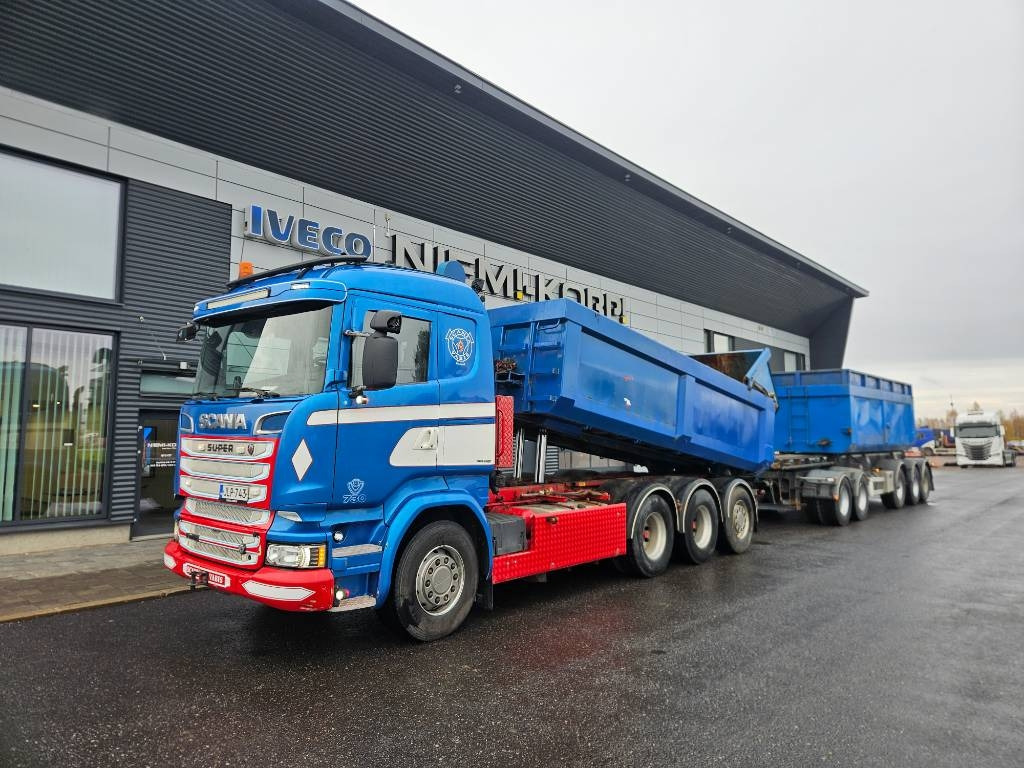 Scania R730 76tn kasettiyhdistelmä - قلابات: صور 1 Scania R730 76tn kasettiyhdistelmä - قلابات: صور 1