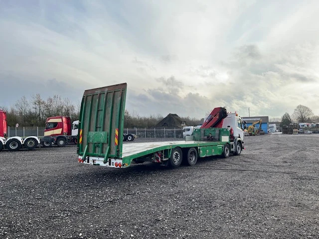 Scania P450 8X2*6 Knæklad + Kran HMF1820 – Machinetransporter - شاحنة نقل سيارات شاحنة, شاحنة كرين: صور 4 Scania P450 8X2*6 Knæklad + Kran HMF1820 – Machinetransporter - شاحنة نقل سيارات شاحنة, شاحنة كرين: صور 4