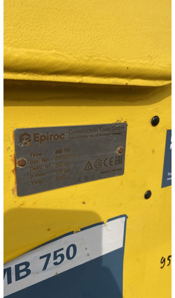 Epiroc MB750 - مطرقة هيدروليكية - آلات البناء: صور 5 Epiroc MB750 - مطرقة هيدروليكية - آلات البناء: صور 5