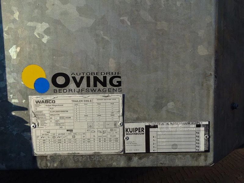 Kuiper 8 Tons Be Oplegger 670x195 laadvloerhoogte 50 cm - عربة مسطحة منخفضة نصف مقطورة: صور 5 Kuiper 8 Tons Be Oplegger 670x195 laadvloerhoogte 50 cm - عربة مسطحة منخفضة نصف مقطورة: صور 5