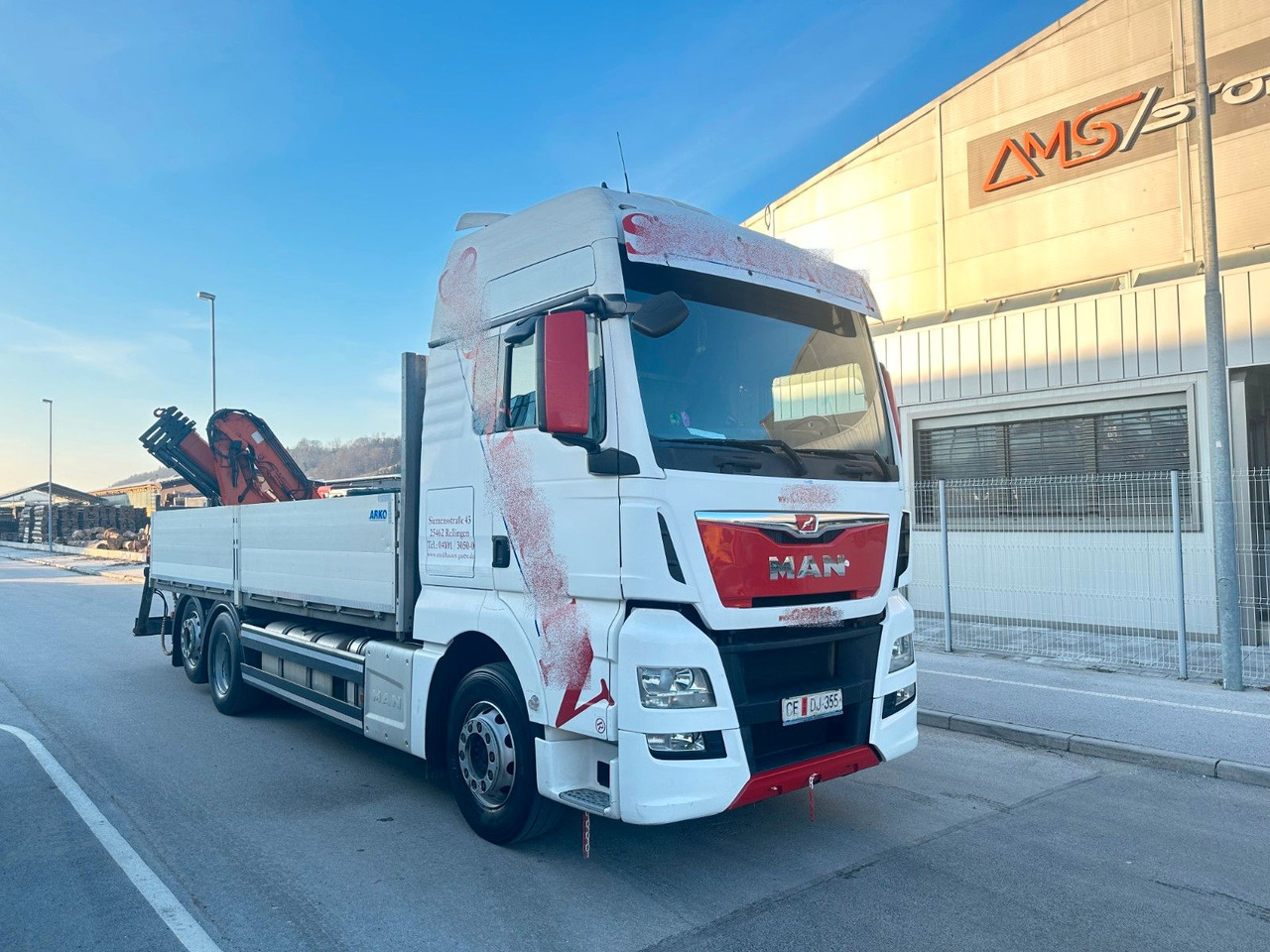 MAN TGX 26.440 6X2 Intarder ATLAS 165 - شاحنات مسطحة, شاحنة كرين: صور 1 MAN TGX 26.440 6X2 Intarder ATLAS 165 - شاحنات مسطحة, شاحنة كرين: صور 1
