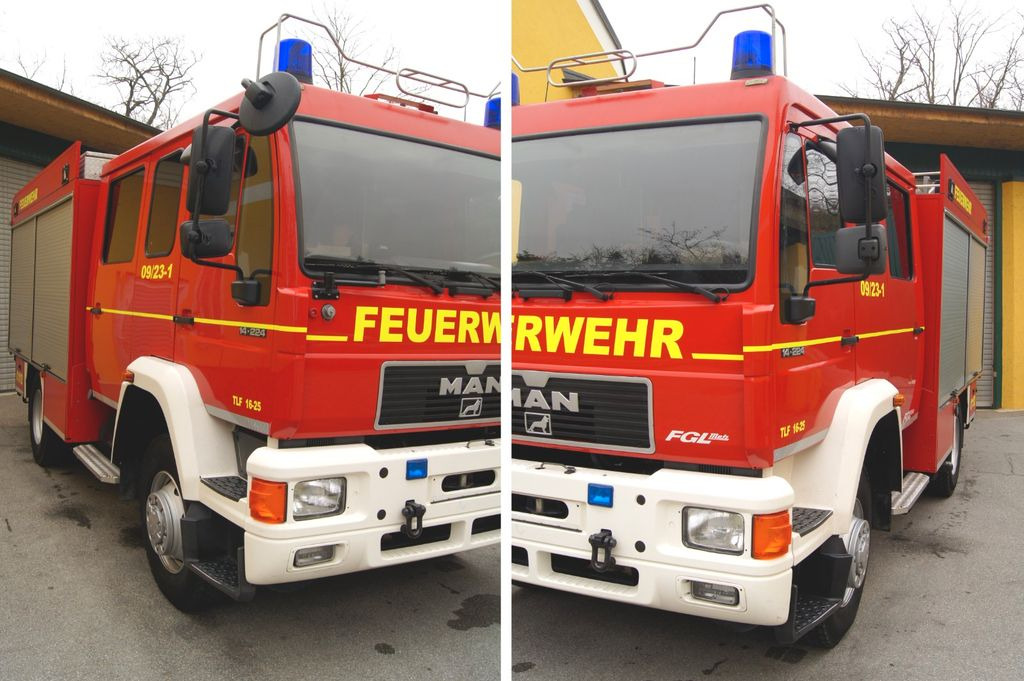 المطافئ MAN 14.224 L80 4x4 /METZ TLF 16/25 Feuerwehr: صور 7