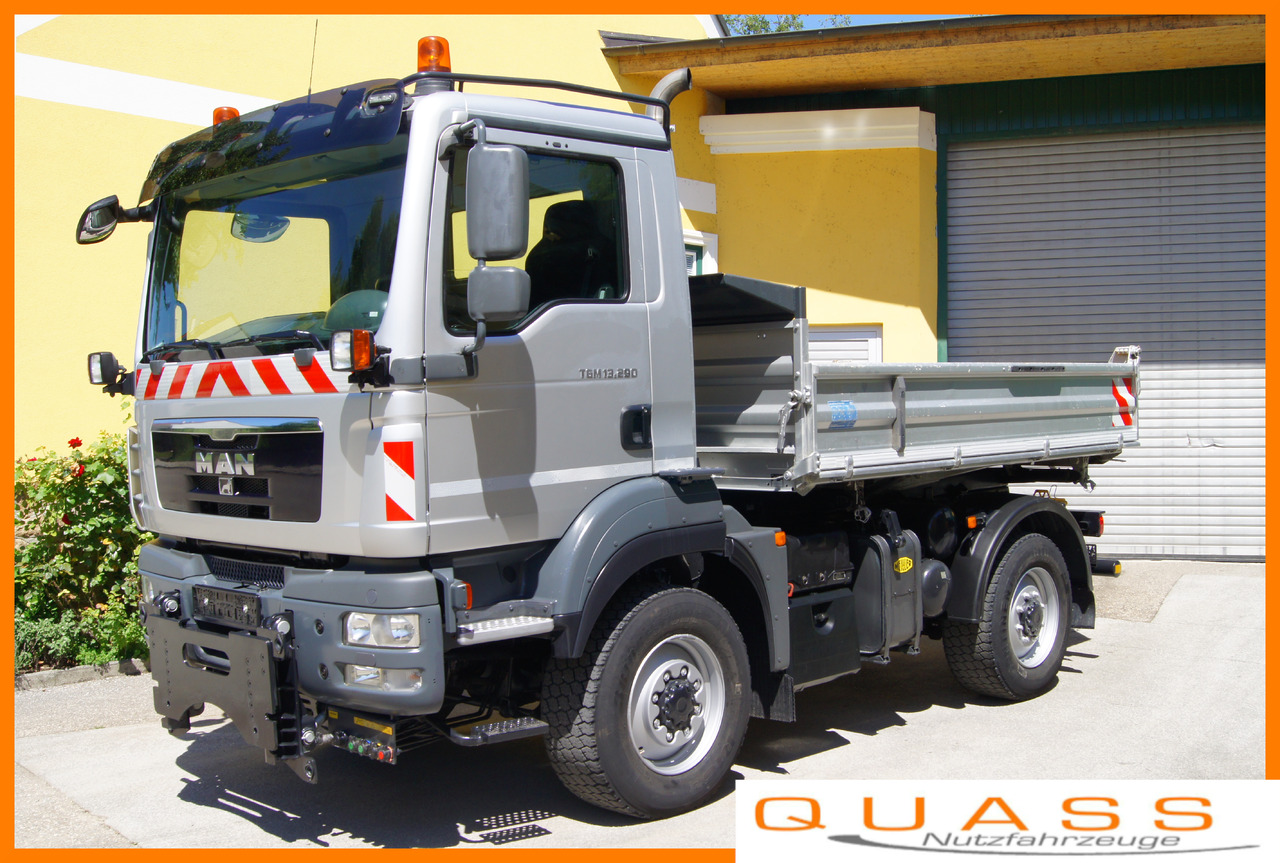 MAN TGM 13.290/4x4/TÜV/Euro 5/einzelbereift/Winterdienst - قلابات: صور 1 MAN TGM 13.290/4x4/TÜV/Euro 5/einzelbereift/Winterdienst - قلابات: صور 1