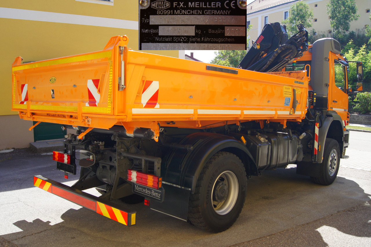 MERCEDES-BENZ AXOR 1833 4x4/TÜV/Eur4/HIAB 088/MEILLER/Winterdienst/Salzstreuer - شاحنة كرين: صور 5 MERCEDES-BENZ AXOR 1833 4x4/TÜV/Eur4/HIAB 088/MEILLER/Winterdienst/Salzstreuer - شاحنة كرين: صور 5