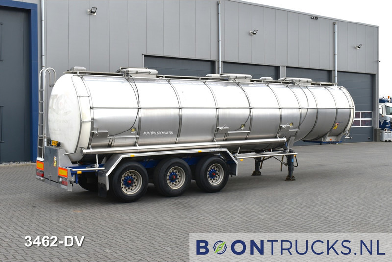 Burg BPO 12-27 Z TANK | 32,7 M³ * 3 COMP. * FOOD * STAINLESS STEEL * APK 05-2025 - نصف مقطورة صهريج: صور 1 Burg BPO 12-27 Z TANK | 32,7 M³ * 3 COMP. * FOOD * STAINLESS STEEL * APK 05-2025 - نصف مقطورة صهريج: صور 1