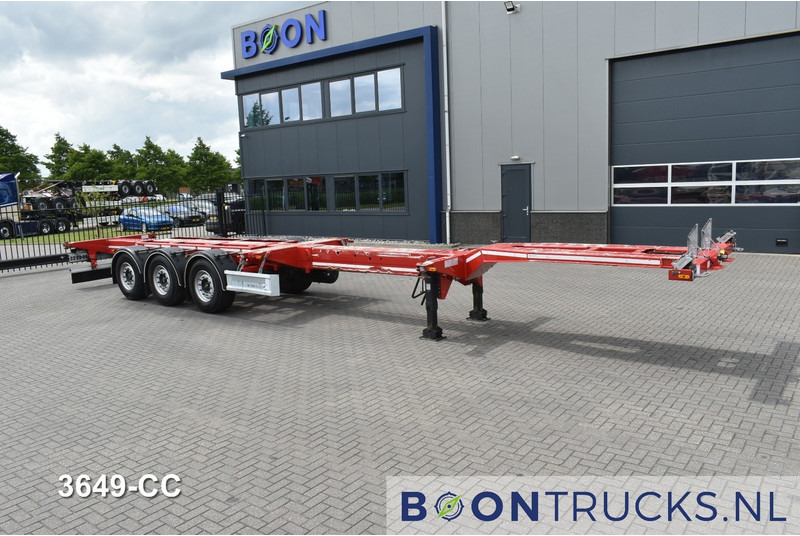 D-Tec FLEXITRAILER | 2x20-30-40-45ft HC * 2x LIFT AXLE * 2x EXTENDABLE * DISC BRAKES - شاحنات الحاويات/ جسم علوي قابل للتغيير نصف مقطورة: صور 4 D-Tec FLEXITRAILER | 2x20-30-40-45ft HC * 2x LIFT AXLE * 2x EXTENDABLE * DISC BRAKES - شاحنات الحاويات/ جسم علوي قابل للتغيير نصف مقطورة: صور 4