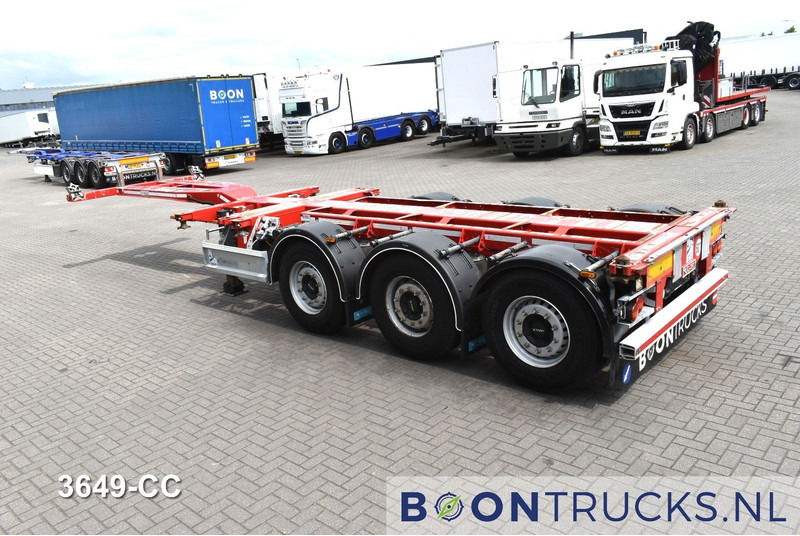 D-Tec FLEXITRAILER | 2x20-30-40-45ft HC * 2x LIFT AXLE * 2x EXTENDABLE * DISC BRAKES - شاحنات الحاويات/ جسم علوي قابل للتغيير نصف مقطورة: صور 3 D-Tec FLEXITRAILER | 2x20-30-40-45ft HC * 2x LIFT AXLE * 2x EXTENDABLE * DISC BRAKES - شاحنات الحاويات/ جسم علوي قابل للتغيير نصف مقطورة: صور 3
