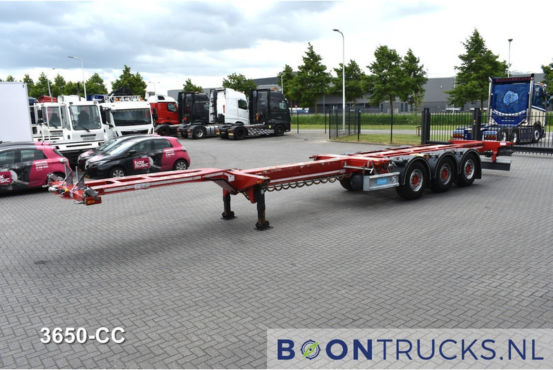 D-Tec FLEXITRAILER | 2x20-30-40-45ft HC * 2x LIFT AXLE * 2x EXTENDABLE * MOT 11-2025 - شاحنات الحاويات/ جسم علوي قابل للتغيير نصف مقطورة: صور 5 D-Tec FLEXITRAILER | 2x20-30-40-45ft HC * 2x LIFT AXLE * 2x EXTENDABLE * MOT 11-2025 - شاحنات الحاويات/ جسم علوي قابل للتغيير نصف مقطورة: صور 5