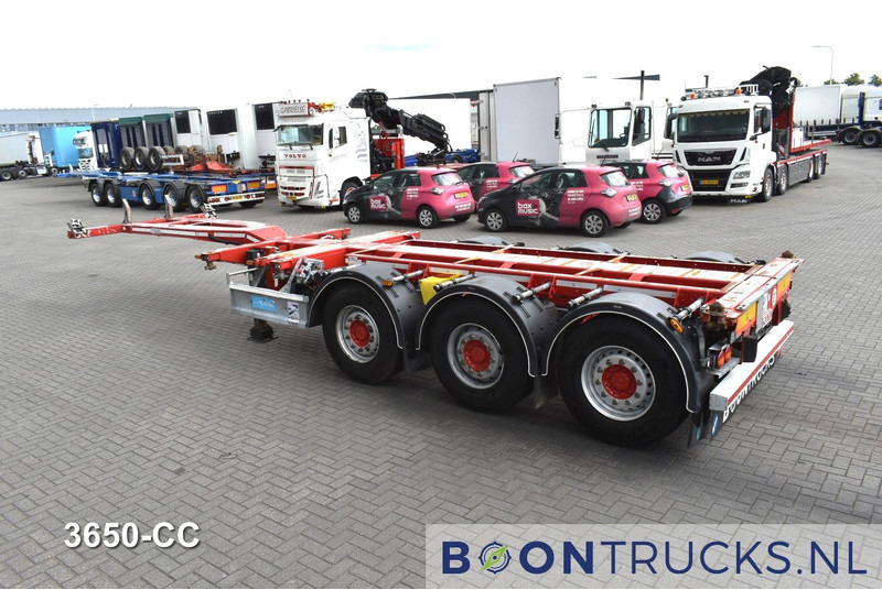 D-Tec FLEXITRAILER | 2x20-30-40-45ft HC * 2x LIFT AXLE * 2x EXTENDABLE * MOT 11-2025 - شاحنات الحاويات/ جسم علوي قابل للتغيير نصف مقطورة: صور 3 D-Tec FLEXITRAILER | 2x20-30-40-45ft HC * 2x LIFT AXLE * 2x EXTENDABLE * MOT 11-2025 - شاحنات الحاويات/ جسم علوي قابل للتغيير نصف مقطورة: صور 3