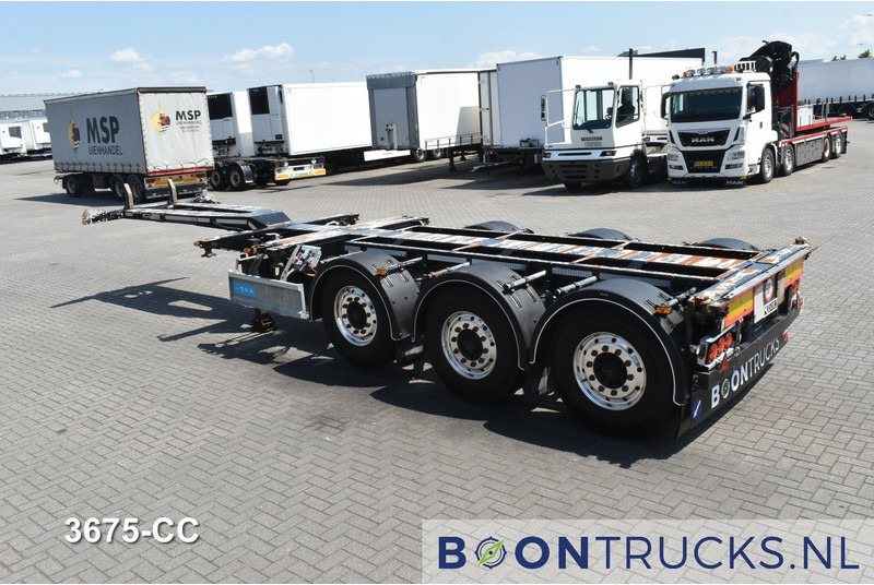 D-Tec FLEXITRAILER | 2x20-30-40-45ft HC * BPW / DISC * ALCOA * 3x EXTENDABLE - شاحنات الحاويات/ جسم علوي قابل للتغيير نصف مقطورة: صور 3 D-Tec FLEXITRAILER | 2x20-30-40-45ft HC * BPW / DISC * ALCOA * 3x EXTENDABLE - شاحنات الحاويات/ جسم علوي قابل للتغيير نصف مقطورة: صور 3