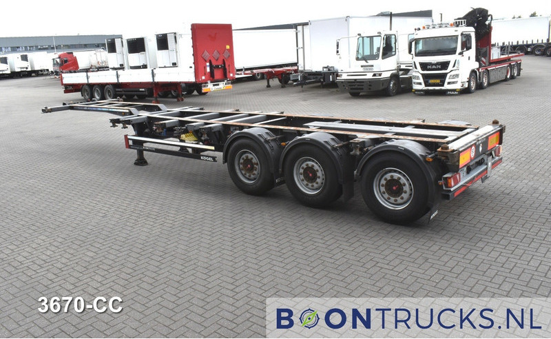 Kögel PORT 40 SIMPLEX 20 | 2x20-30-40ft HC * LIFT AXLE * SAF / DISC * EXTENDABLE REAR * MOT 02-2026 - شاحنات الحاويات/ جسم علوي قابل للتغيير نصف مقطورة: صور 3 Kögel PORT 40 SIMPLEX 20 | 2x20-30-40ft HC * LIFT AXLE * SAF / DISC * EXTENDABLE REAR * MOT 02-2026 - شاحنات الحاويات/ جسم علوي قابل للتغيير نصف مقطورة: صور 3