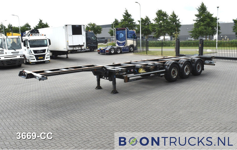 Kögel PORT 40 SIMPLEX 20 2x20-30-40ft HC * LIFT AXLE * SAF / DISC * EXTENDABLE REAR - شاحنات الحاويات/ جسم علوي قابل للتغيير نصف مقطورة: صور 5 Kögel PORT 40 SIMPLEX 20 2x20-30-40ft HC * LIFT AXLE * SAF / DISC * EXTENDABLE REAR - شاحنات الحاويات/ جسم علوي قابل للتغيير نصف مقطورة: صور 5
