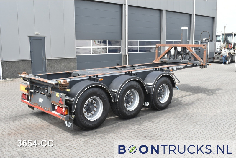 LAG O-3-CC | 20ft TIPPING CHASSIS * 24v SELF SUPPORT * LIFT AXLE * BPW / DISC - شاحنات الحاويات/ جسم علوي قابل للتغيير نصف مقطورة: صور 1 LAG O-3-CC | 20ft TIPPING CHASSIS * 24v SELF SUPPORT * LIFT AXLE * BPW / DISC - شاحنات الحاويات/ جسم علوي قابل للتغيير نصف مقطورة: صور 1