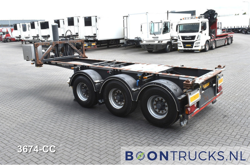 LAG O-3-CC A9 | 20ft TIPPING CHASSIS * 24v SELF SUPPORT * LIFT AXLE * BPW / DISC - شاحنات الحاويات/ جسم علوي قابل للتغيير نصف مقطورة: صور 3 LAG O-3-CC A9 | 20ft TIPPING CHASSIS * 24v SELF SUPPORT * LIFT AXLE * BPW / DISC - شاحنات الحاويات/ جسم علوي قابل للتغيير نصف مقطورة: صور 3