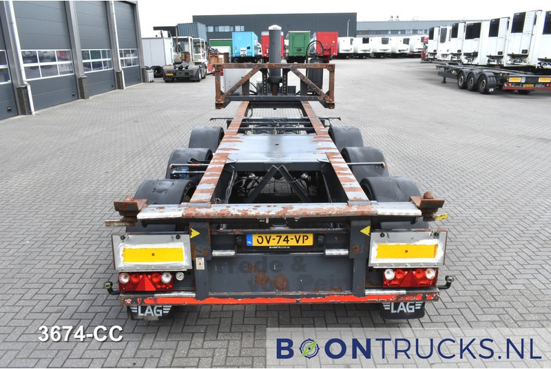 LAG O-3-CC A9 | 20ft TIPPING CHASSIS * 24v SELF SUPPORT * LIFT AXLE * BPW / DISC - شاحنات الحاويات/ جسم علوي قابل للتغيير نصف مقطورة: صور 2 LAG O-3-CC A9 | 20ft TIPPING CHASSIS * 24v SELF SUPPORT * LIFT AXLE * BPW / DISC - شاحنات الحاويات/ جسم علوي قابل للتغيير نصف مقطورة: صور 2