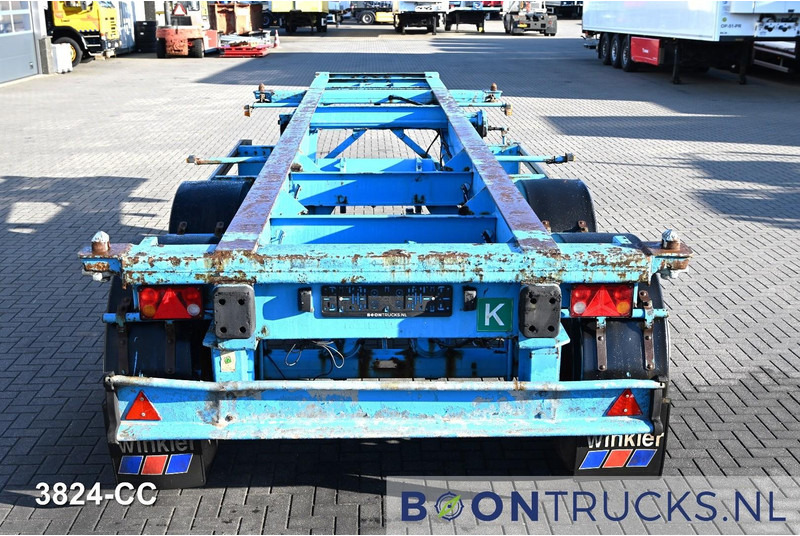 Schweriner Nutzfahrzeuge CS 20 CHASSIS | 20 ft * STEEL SUSPENSION * BPW/DRUM * 9x AVAILABLE - شاحنات الحاويات/ جسم علوي قابل للتغيير نصف مقطورة: صور 5 Schweriner Nutzfahrzeuge CS 20 CHASSIS | 20 ft * STEEL SUSPENSION * BPW/DRUM * 9x AVAILABLE - شاحنات الحاويات/ جسم علوي قابل للتغيير نصف مقطورة: صور 5