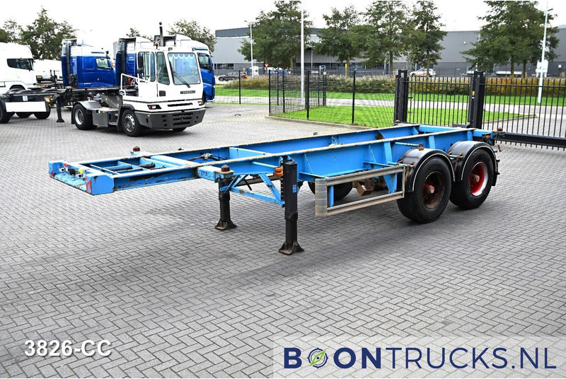 Schweriner Nutzfahrzeuge CS 20 CHASSIS | 20ft * STEEL SUSPENSION * BPW / DRUM * 9x AVAILABLE - شاحنات الحاويات/ جسم علوي قابل للتغيير نصف مقطورة: صور 4 Schweriner Nutzfahrzeuge CS 20 CHASSIS | 20ft * STEEL SUSPENSION * BPW / DRUM * 9x AVAILABLE - شاحنات الحاويات/ جسم علوي قابل للتغيير نصف مقطورة: صور 4