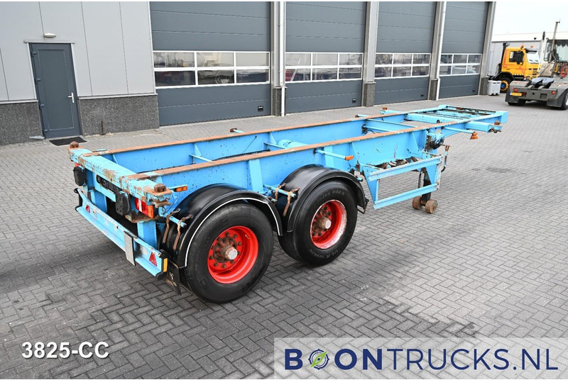 Schweriner Nutzfahrzeuge CS 20 CHASSIS | 20ft * STEEL SUSPENSION * BPW / DRUM * 9x AVAILABLE - شاحنات الحاويات/ جسم علوي قابل للتغيير نصف مقطورة: صور 1 Schweriner Nutzfahrzeuge CS 20 CHASSIS | 20ft * STEEL SUSPENSION * BPW / DRUM * 9x AVAILABLE - شاحنات الحاويات/ جسم علوي قابل للتغيير نصف مقطورة: صور 1