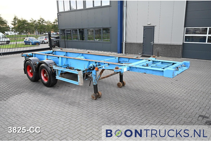 Schweriner Nutzfahrzeuge CS 20 CHASSIS | 20ft * STEEL SUSPENSION * BPW / DRUM * 9x AVAILABLE - شاحنات الحاويات/ جسم علوي قابل للتغيير نصف مقطورة: صور 4 Schweriner Nutzfahrzeuge CS 20 CHASSIS | 20ft * STEEL SUSPENSION * BPW / DRUM * 9x AVAILABLE - شاحنات الحاويات/ جسم علوي قابل للتغيير نصف مقطورة: صور 4