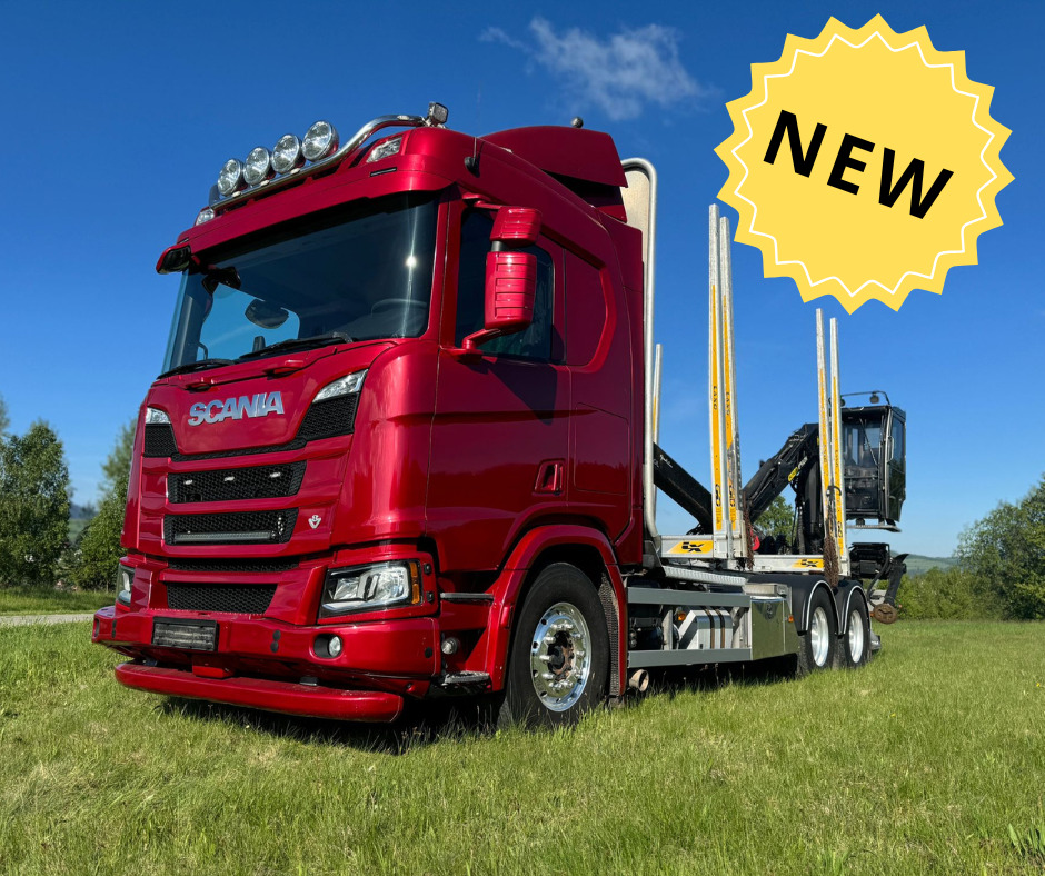 SCANIA R580 XT V8 - شاحنة قطع الأشجار: صور 1 SCANIA R580 XT V8 - شاحنة قطع الأشجار: صور 1