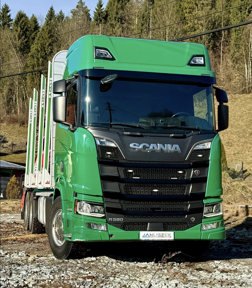 شاحنة قطع الأشجار, شاحنة كرين لنقل الأخشاب SCANIA R580: صور 9 شاحنة قطع الأشجار, شاحنة كرين لنقل الأخشاب SCANIA R580: صور 9