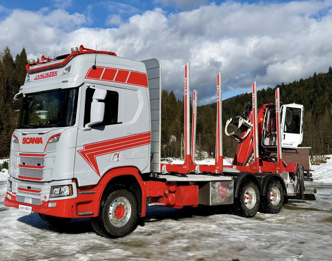 SCANIA R580 - شاحنة قطع الأشجار: صور 2 SCANIA R580 - شاحنة قطع الأشجار: صور 2