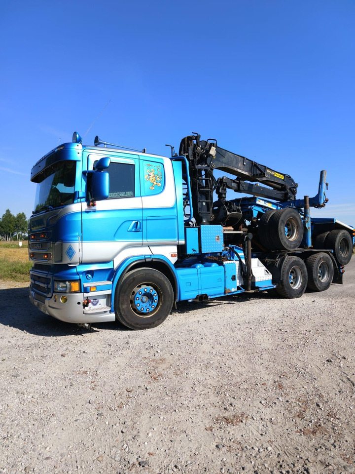 SCANIA R620 V8 - شاحنة قطع الأشجار, شاحنة كرين: صور 2 SCANIA R620 V8 - شاحنة قطع الأشجار, شاحنة كرين: صور 2