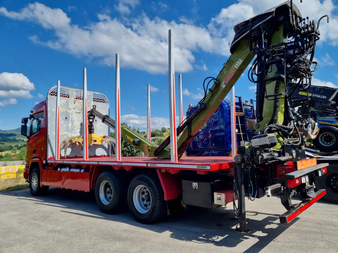 Scania R520 XT V8 - شاحنة قطع الأشجار: صور 2 Scania R520 XT V8 - شاحنة قطع الأشجار: صور 2
